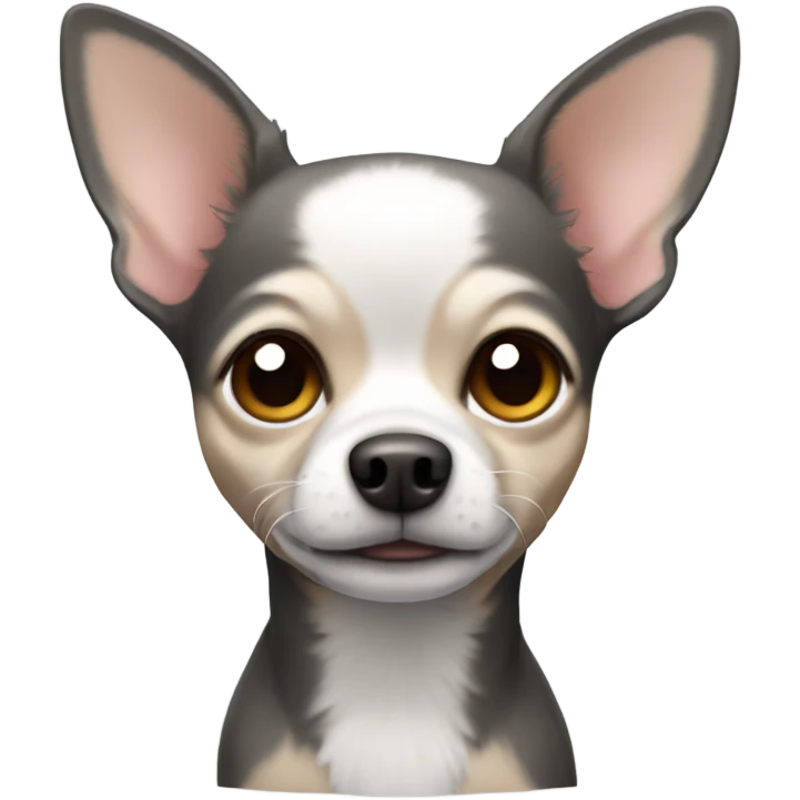  Chihuahua with gray fur  emoji