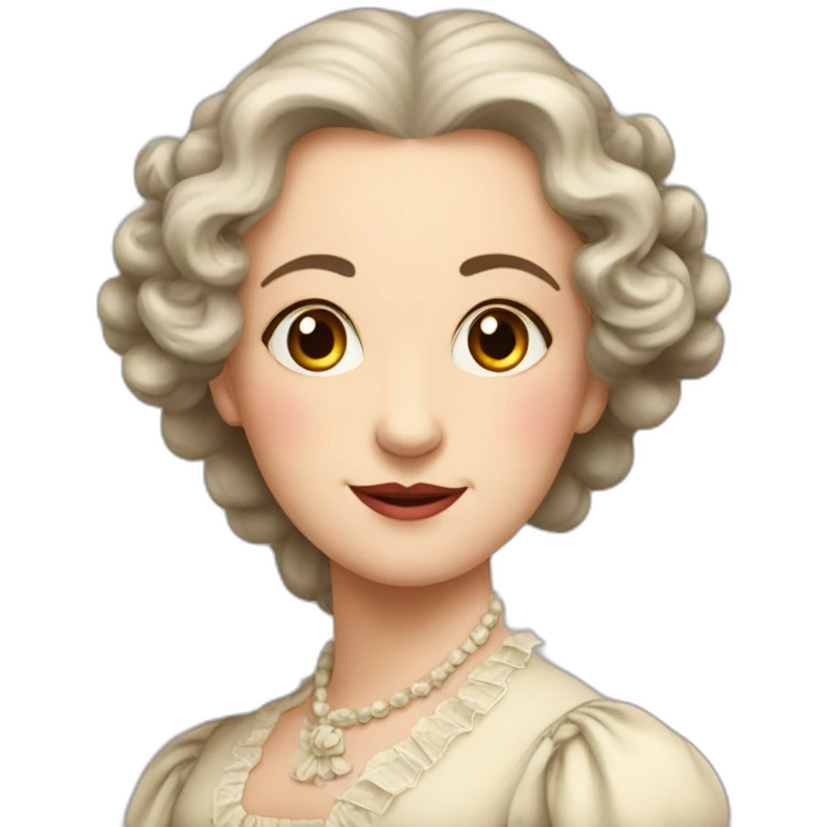 19th century french lady emoji