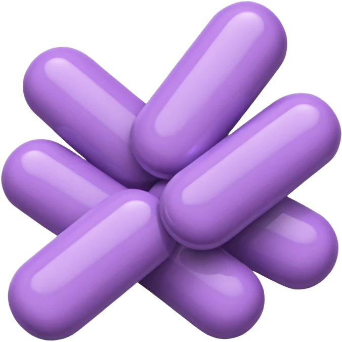 lilac pills emoji