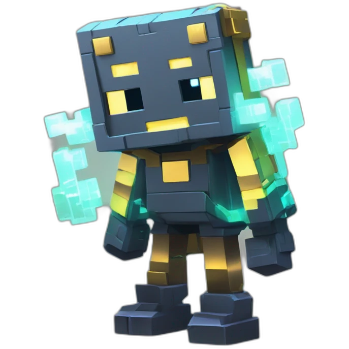Minecraft Cyberpunk Pokemon Legendary Book Gold Shiny Glow emoji