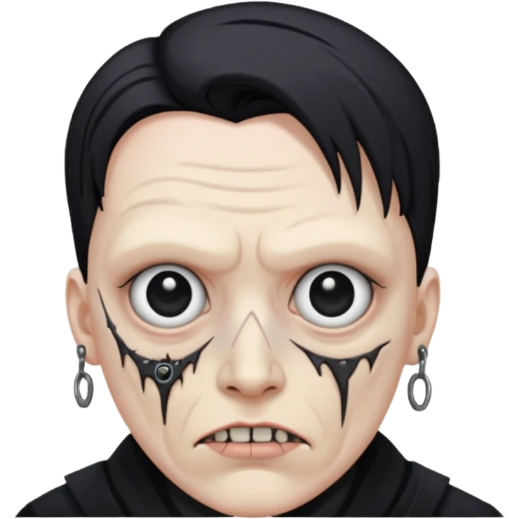 Cenobite with camera replacing eye emoji