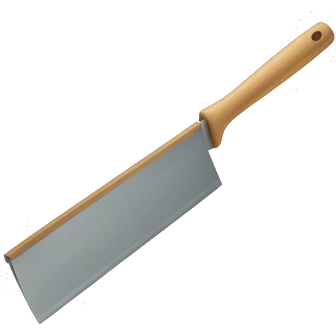 squeegee with long wooden handle emoji