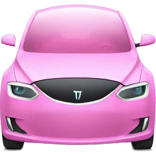Pink telsa emoji