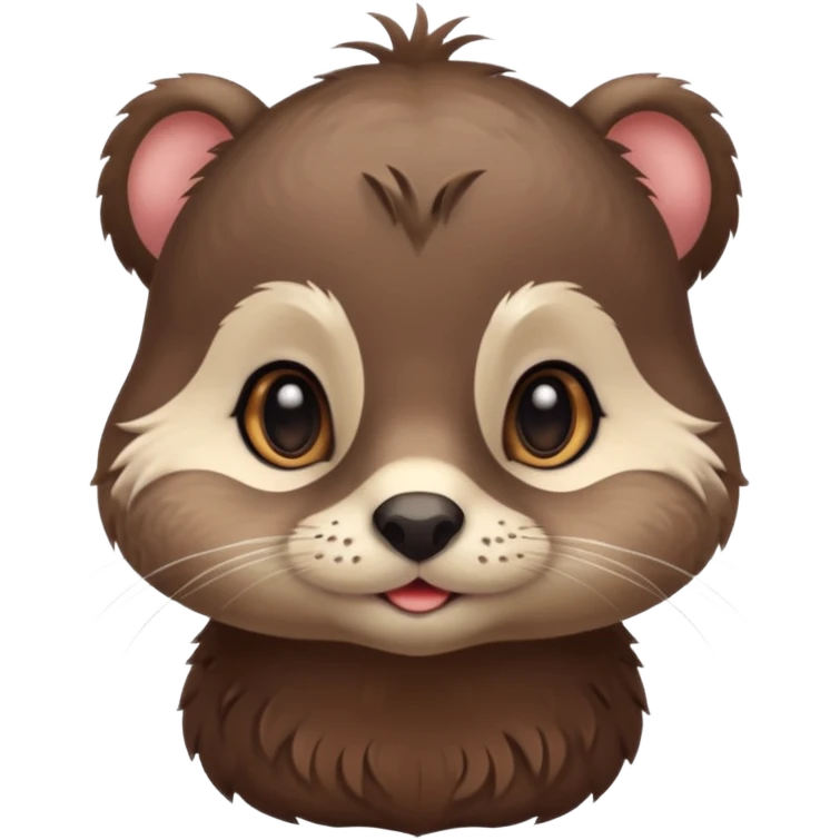 Cute coquette Otter emoji