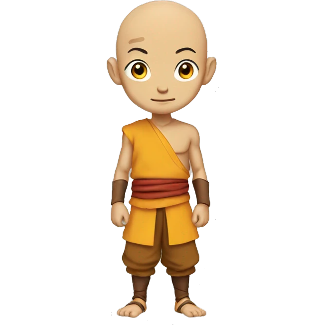 Aang full body  emoji