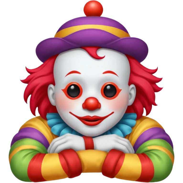 clown sleeping emoji