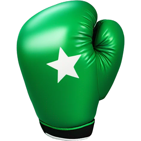 kickboxing glove green emoji