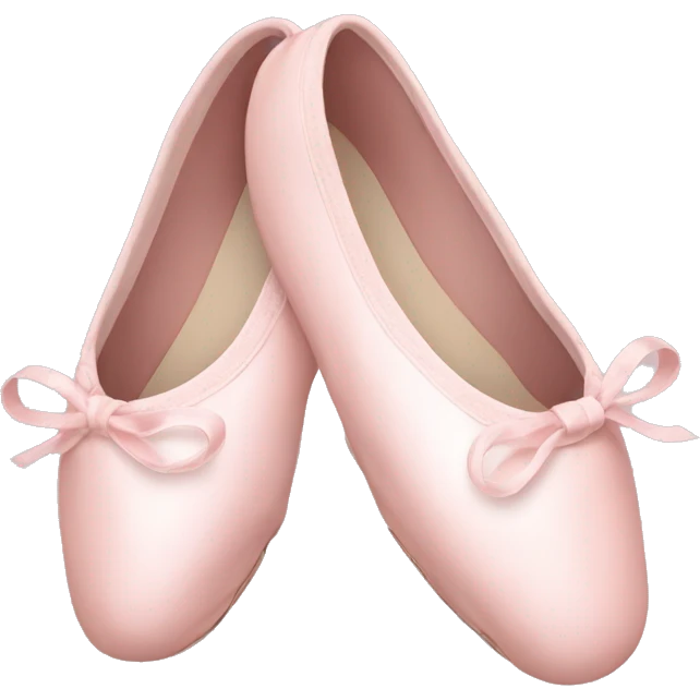 Pale pink ballet shoes emoji