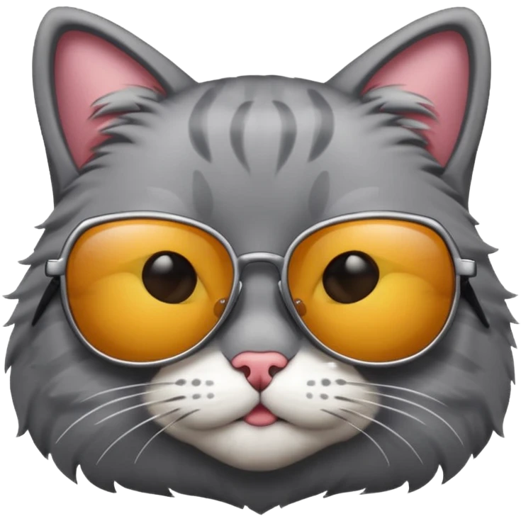 Cat wearing sunglasses emoji