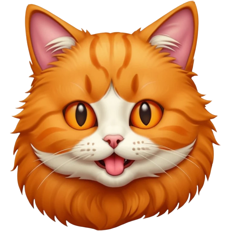 Cat with tongue out emoji
