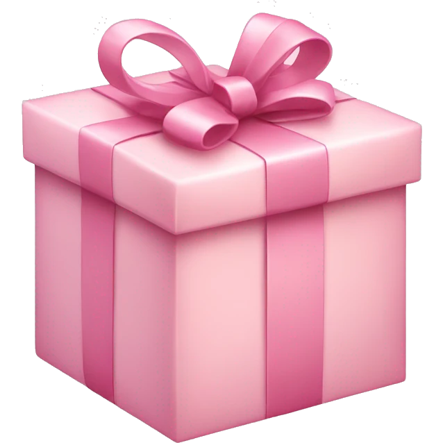 Light pink present emoji