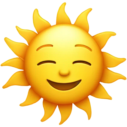 You are my sunshine emoji