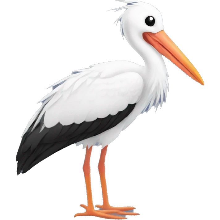Stork emoji