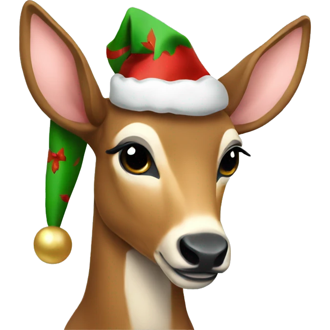 Christmas doe emoji