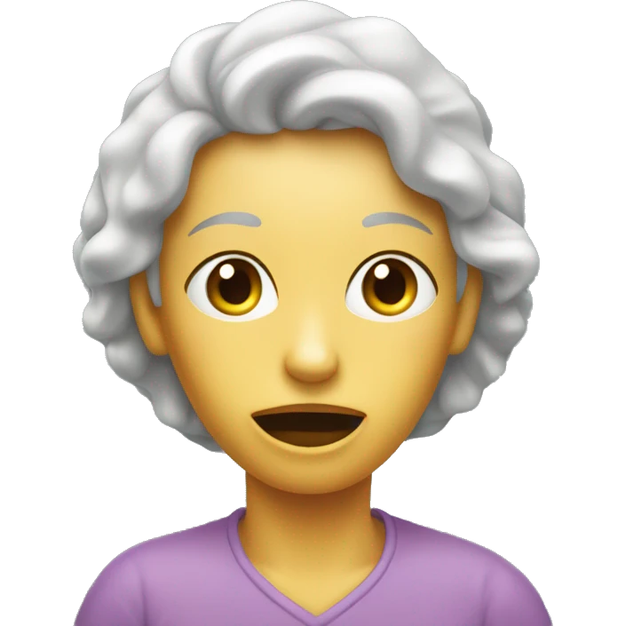 maman mange pomme emoji