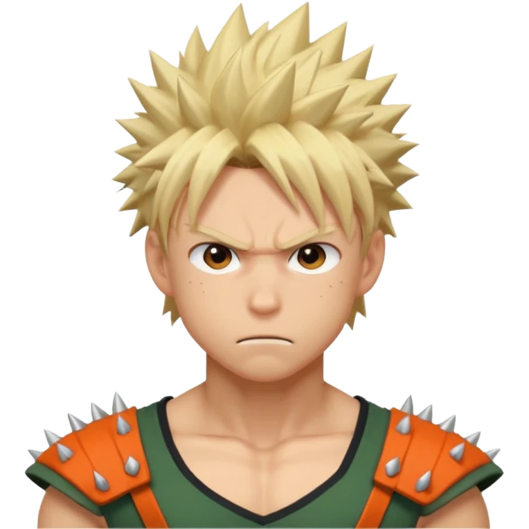 Bakugo from mha emoji