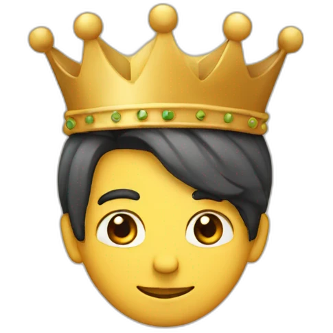 Name milad that has a king hat emoji
