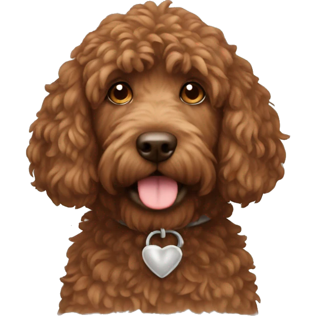  brown doodle emoji