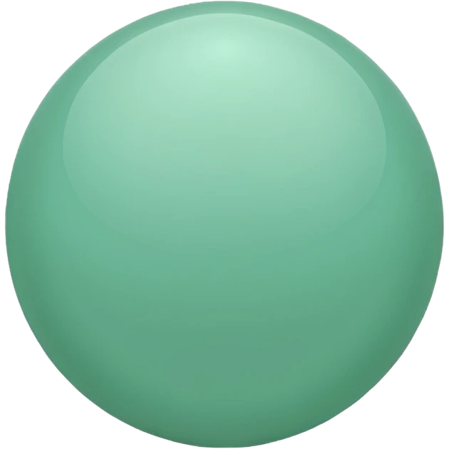 mint-green sphere emoji