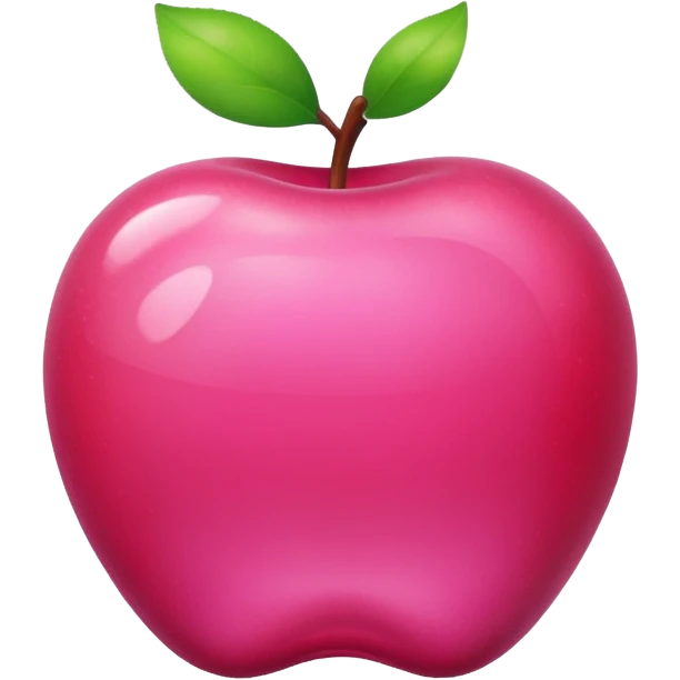 Pink Apple pay emoji