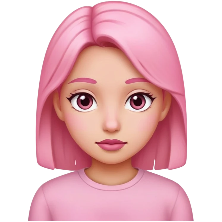 Pink girly girl emoji