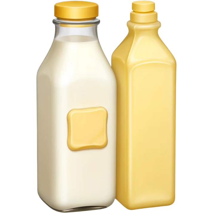 The bottle of milk and butter emoji