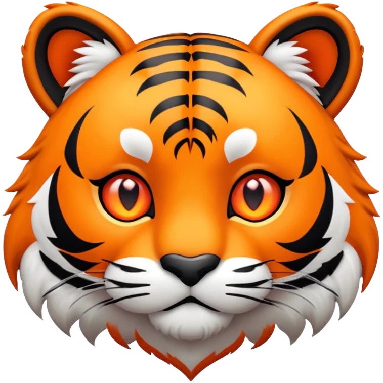 love-struck tiger face with heart eyes for Twitch emote emoji