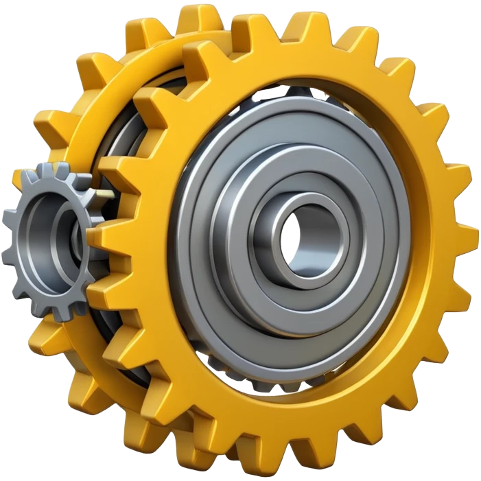 yellow gear cog emoji