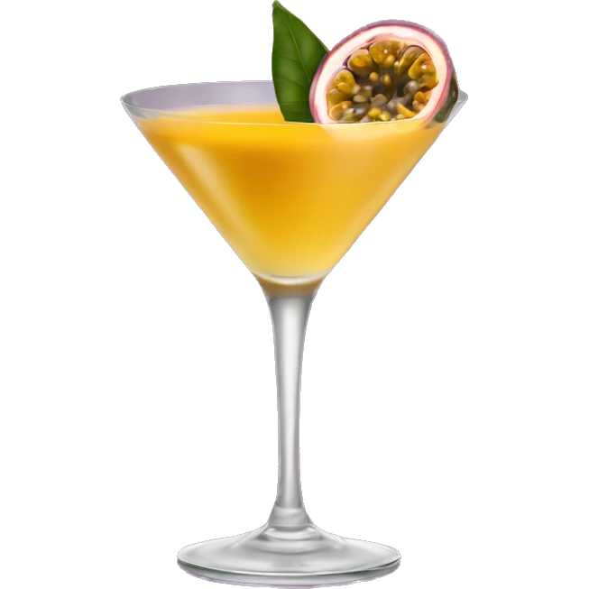 Passion fruit martini  emoji