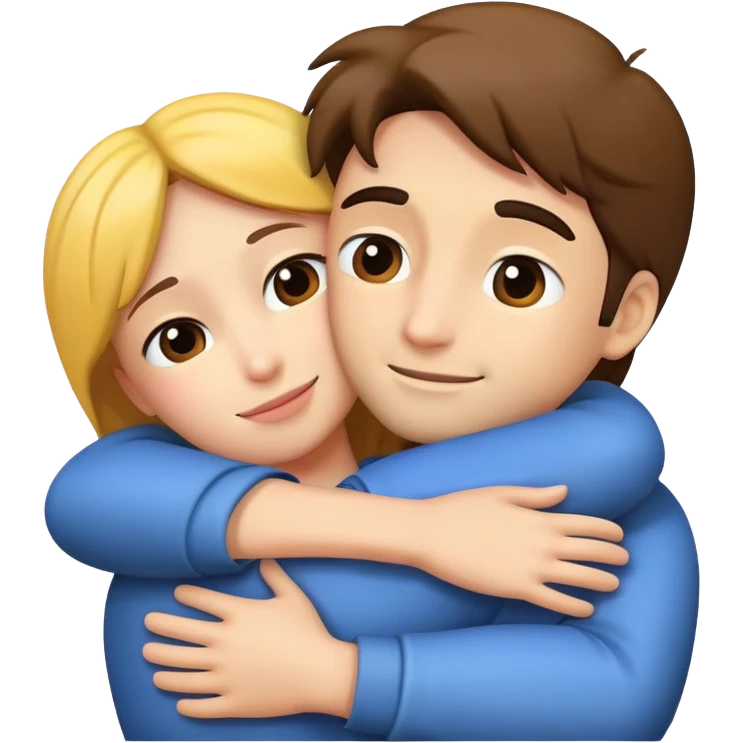 Hug with shus emoji