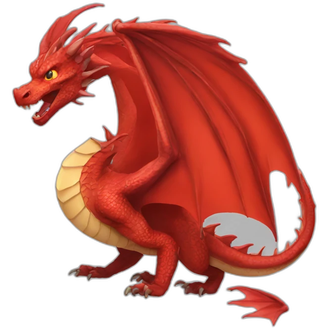 red dragon  emoji
