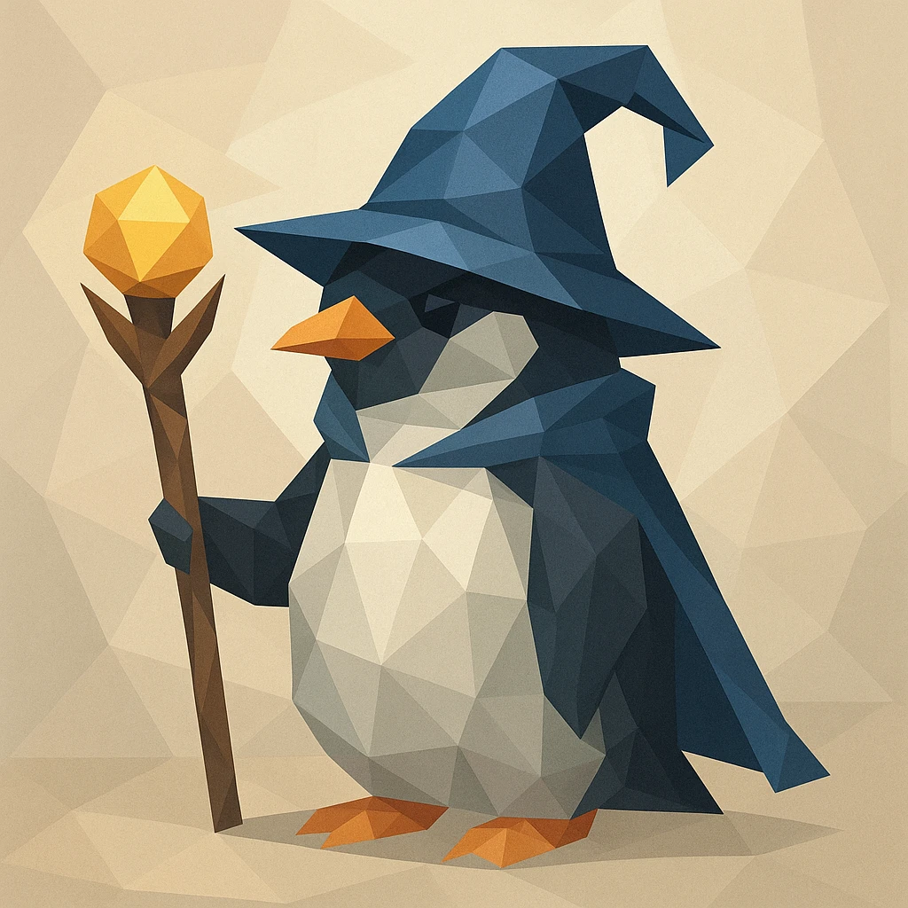 Penguin Wizard 3455 emoji