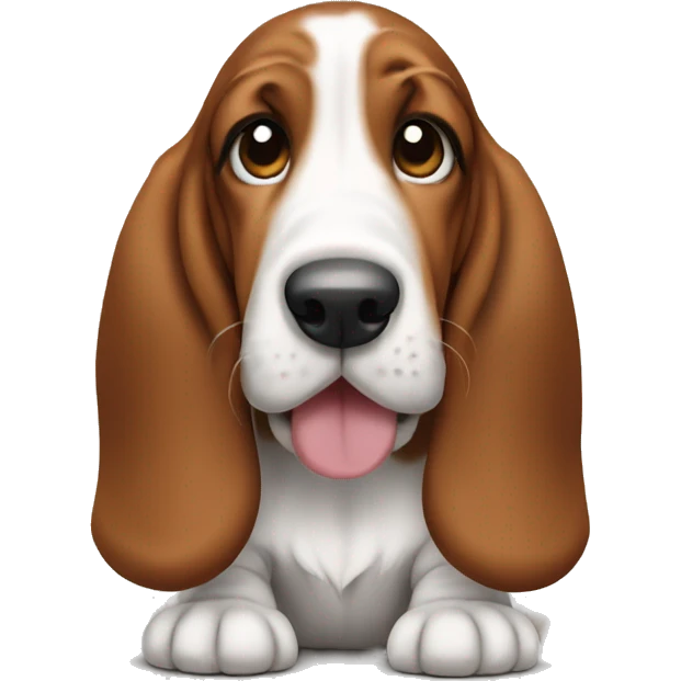 Basset hound puppy emoji