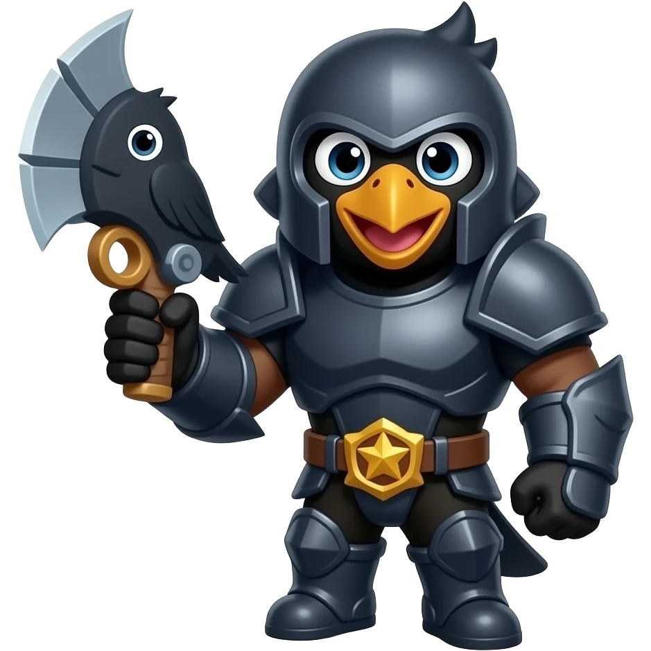 crow from brawl stars emoji