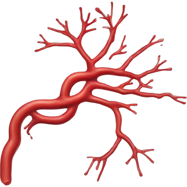 Veins and arteries of human body emoji