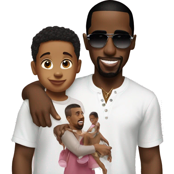 P Diddy with  kid emoji