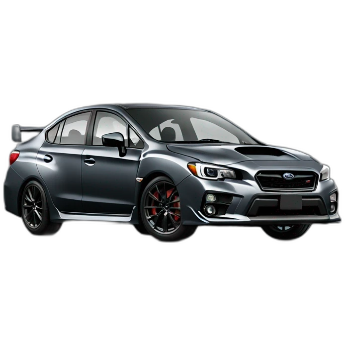 dark gray Subaru wrx emoji