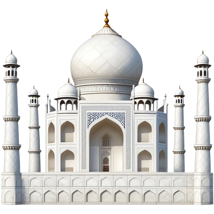 Taj Mahal landmark emoji
