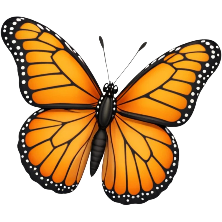 monarch butterfly  emoji