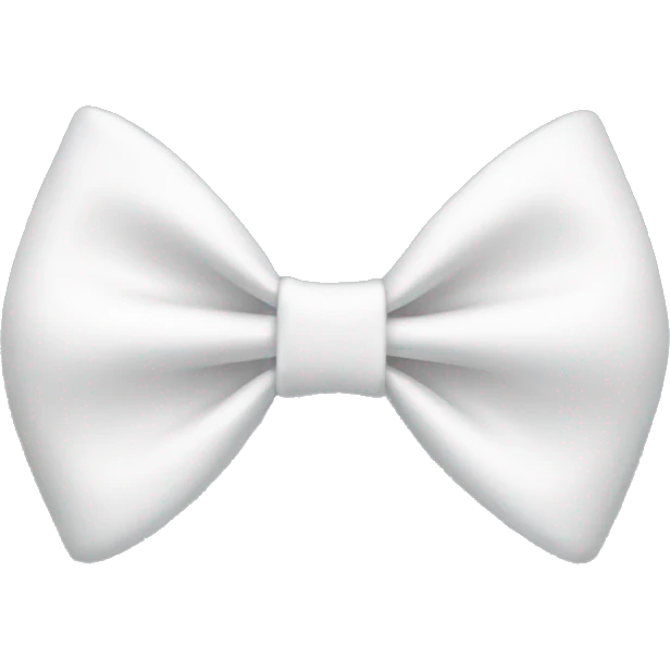 white bow emoji