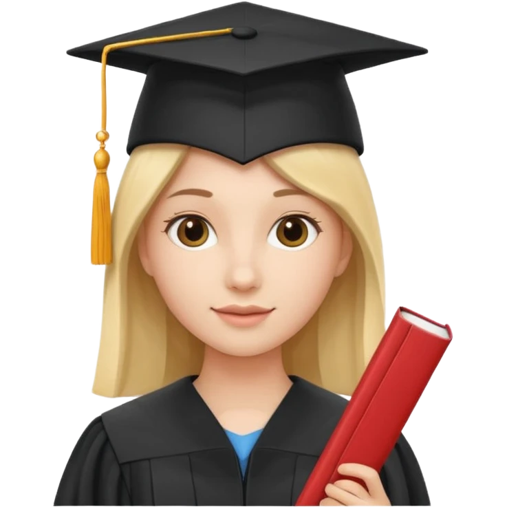 hat and degree emoji