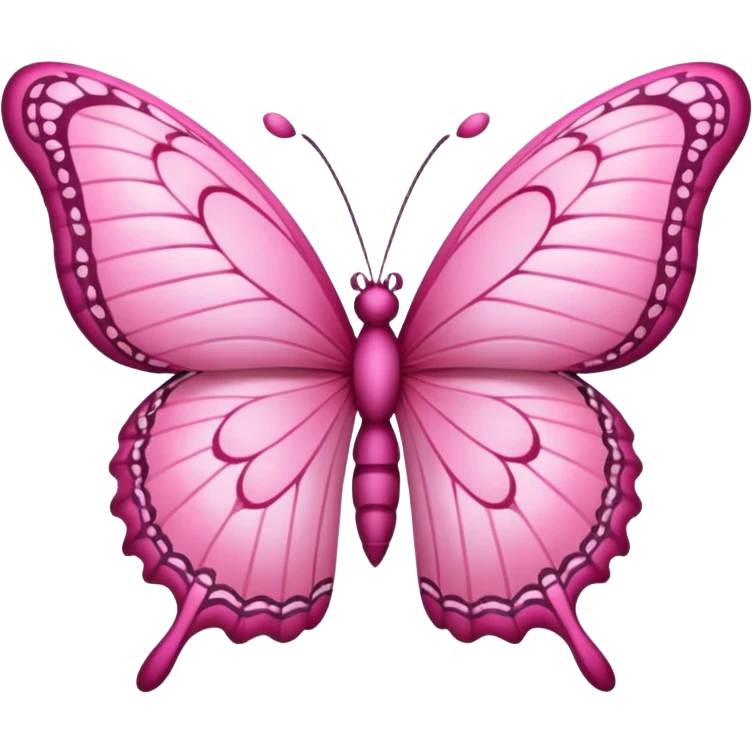 pink butterfly emoji
