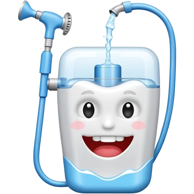 Irrigator for cleaning teeth emoji