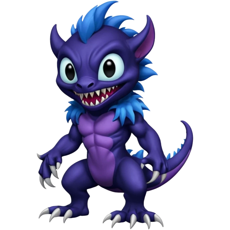 Venom-Stitch-Fakémon-hybrid-creature (full body)  emoji