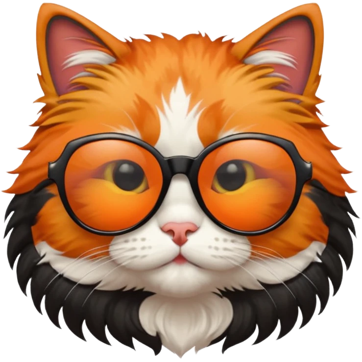 Cat wearing sunglasses emoji