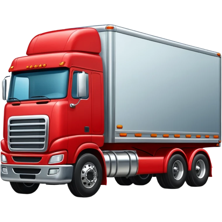 Semi truck emoji