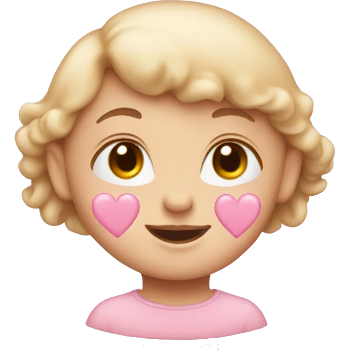 Baby pink heart  emoji