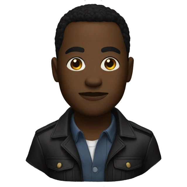 black noir from the boys tv show emoji