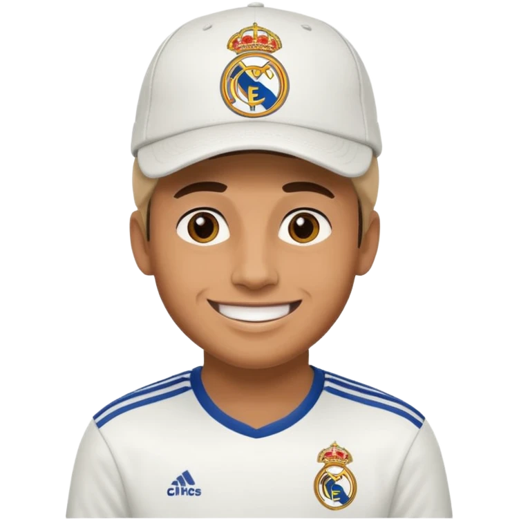 Real Madrid fun with a cap emoji