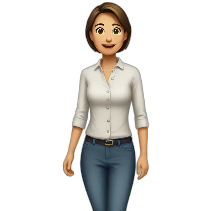 señora andador emoji